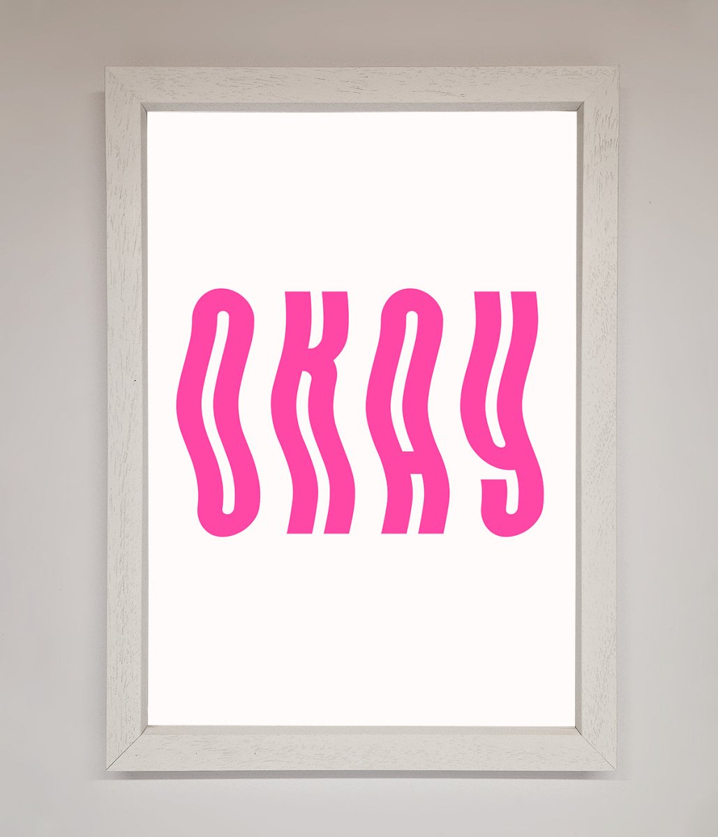 Okay Framed Poster-2