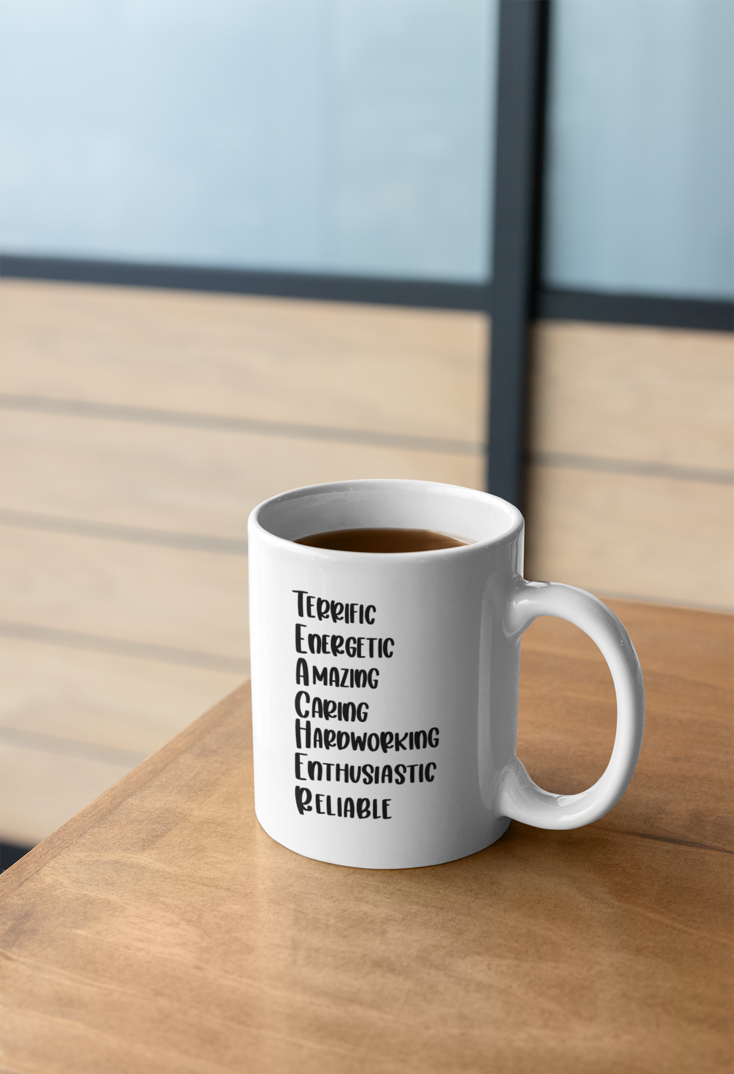 Teacher Adjectives Teacher Mug-1