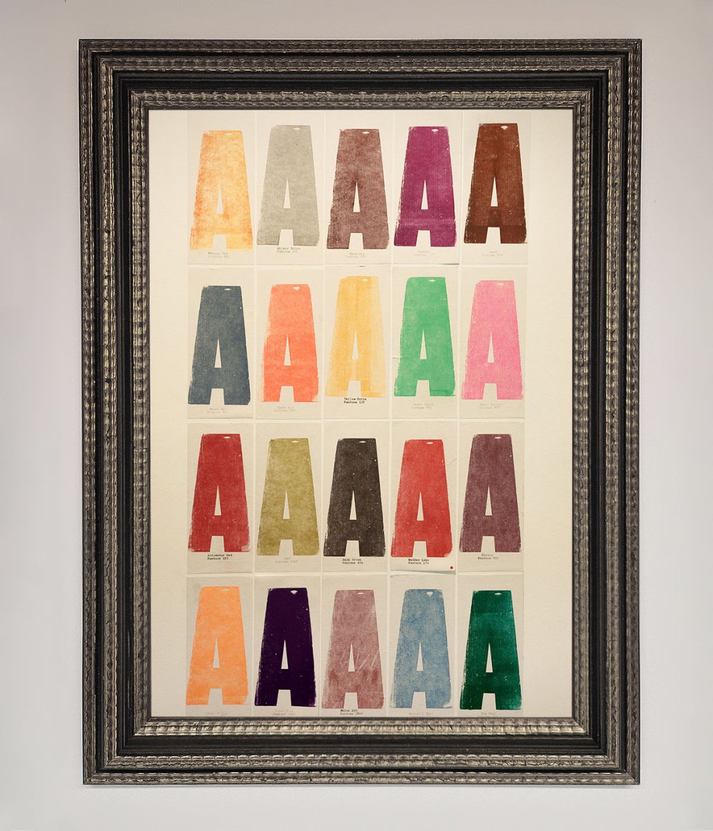Pantone A Framed Poster-17