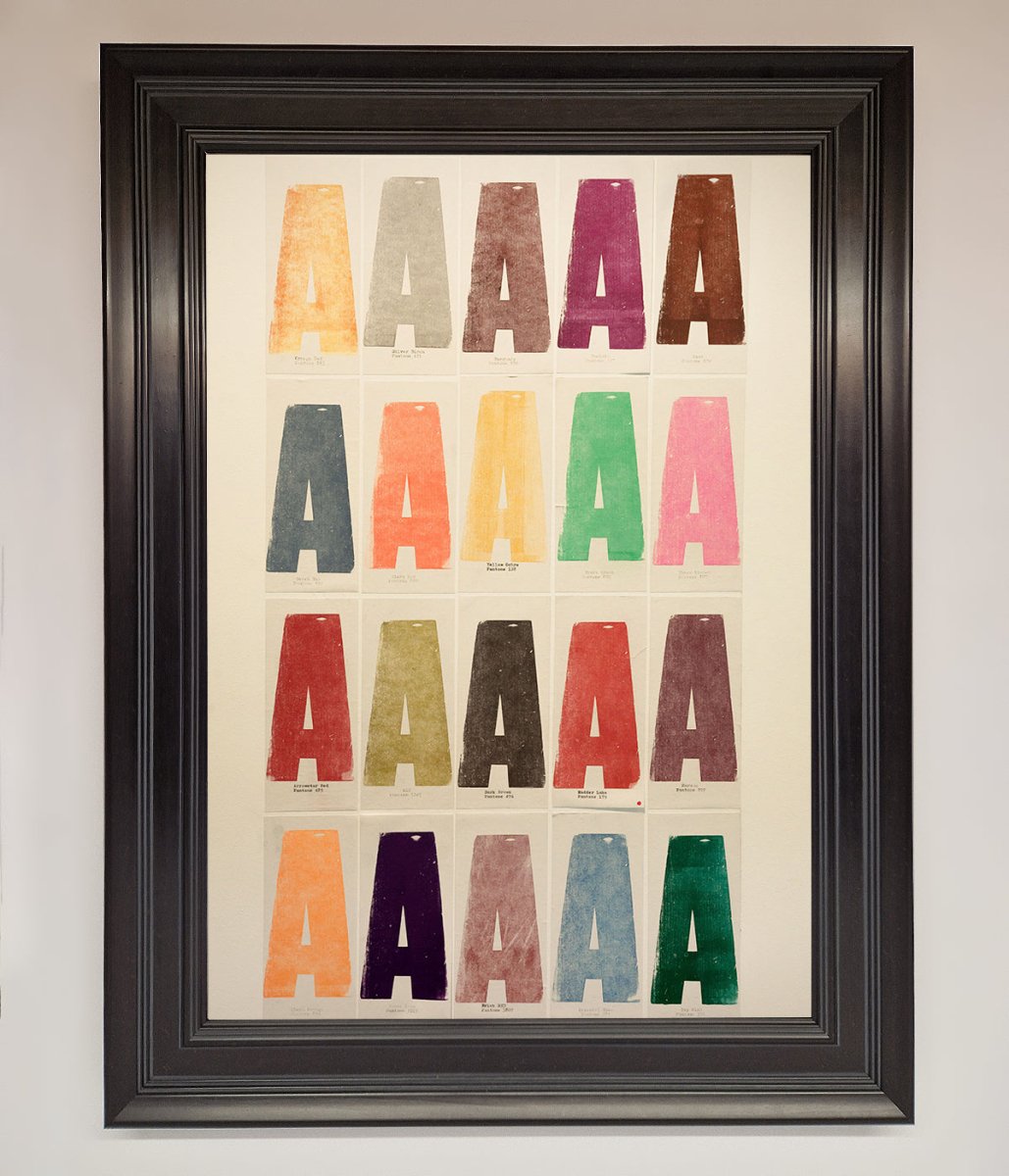 Pantone A Framed Poster-6