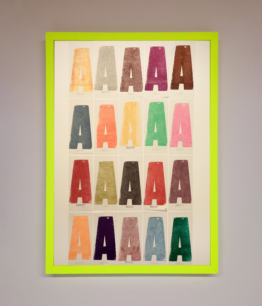 Pantone A Framed Poster-13