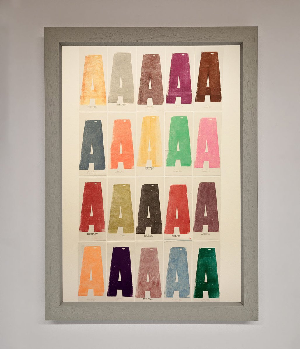 Pantone A Framed Poster-3