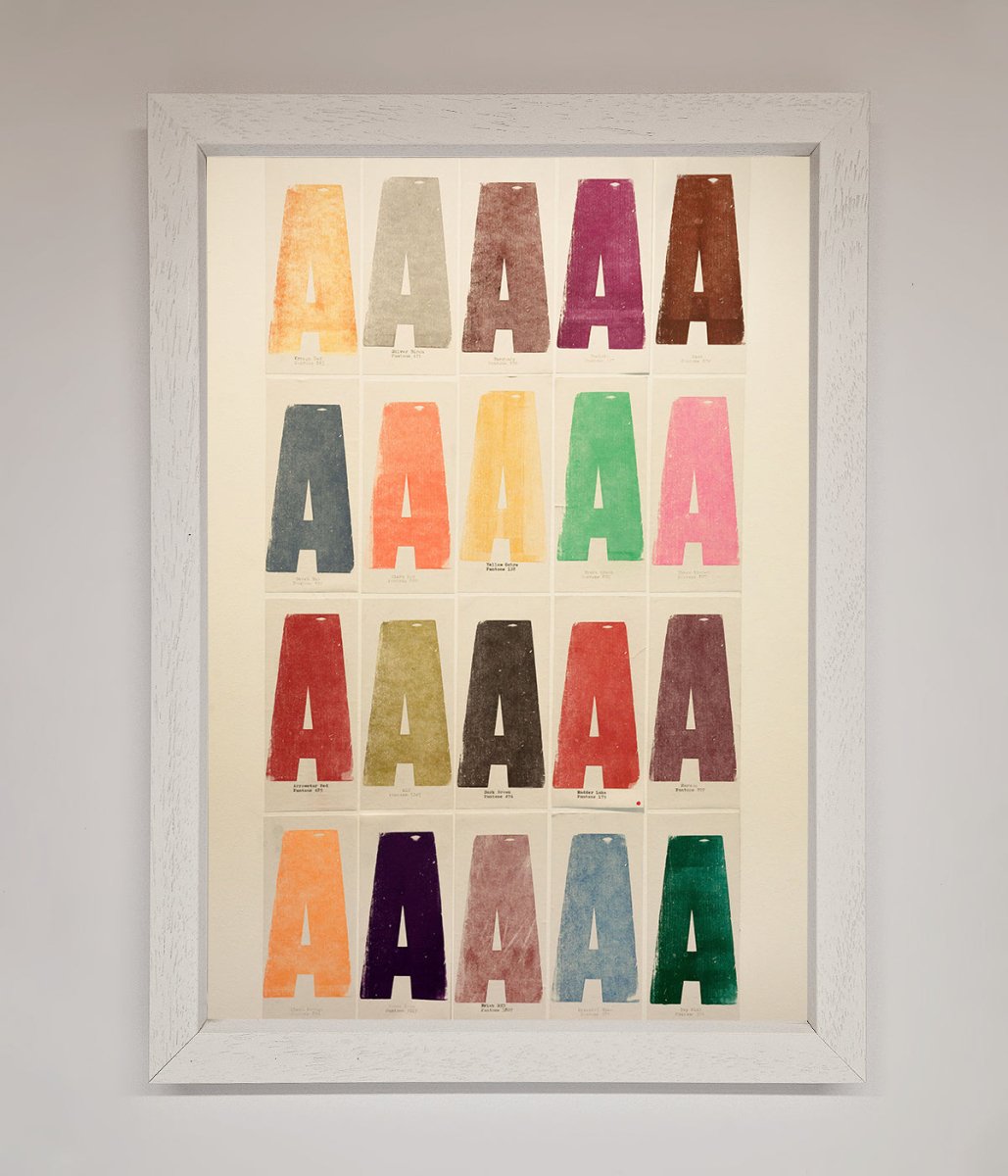 Pantone A Framed Poster-2