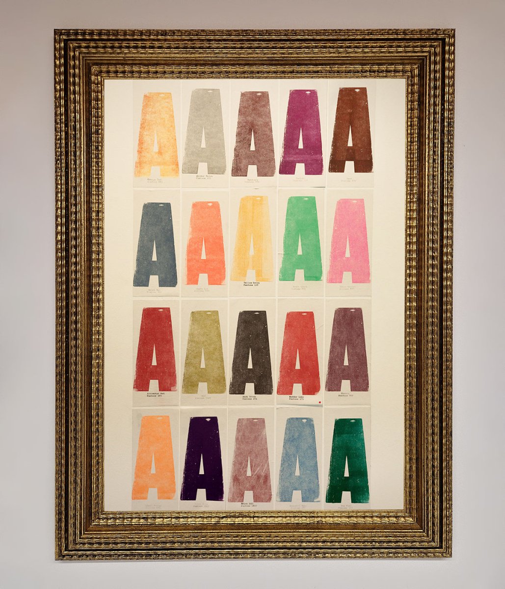 Pantone A Framed Poster-15