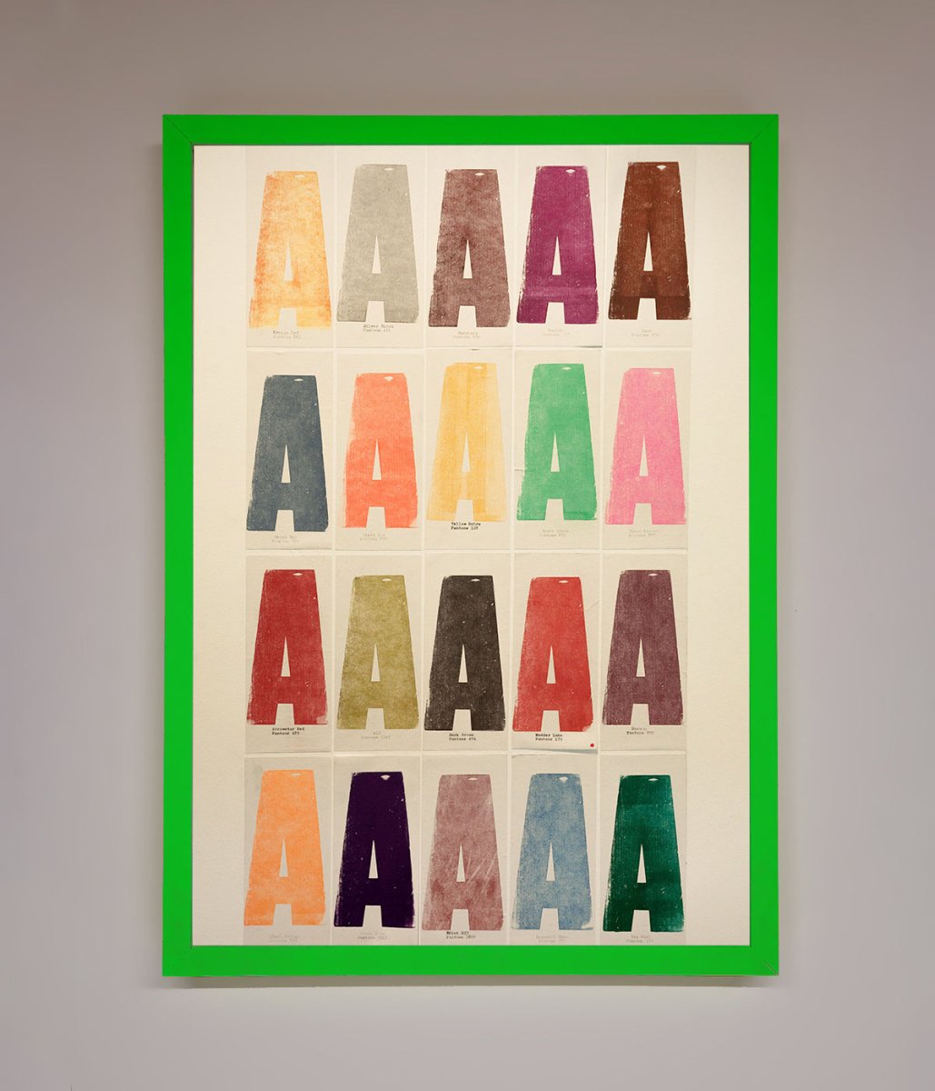 Pantone A Framed Poster-12
