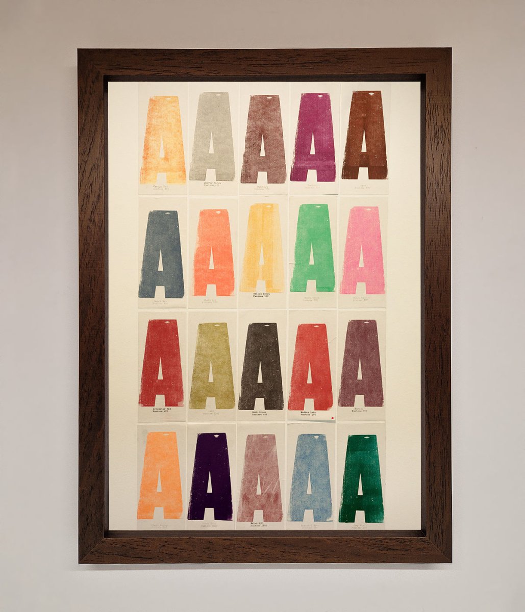Pantone A Framed Poster-10