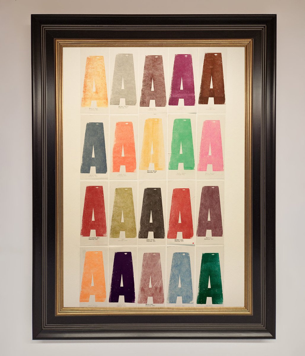 Pantone A Framed Poster-9