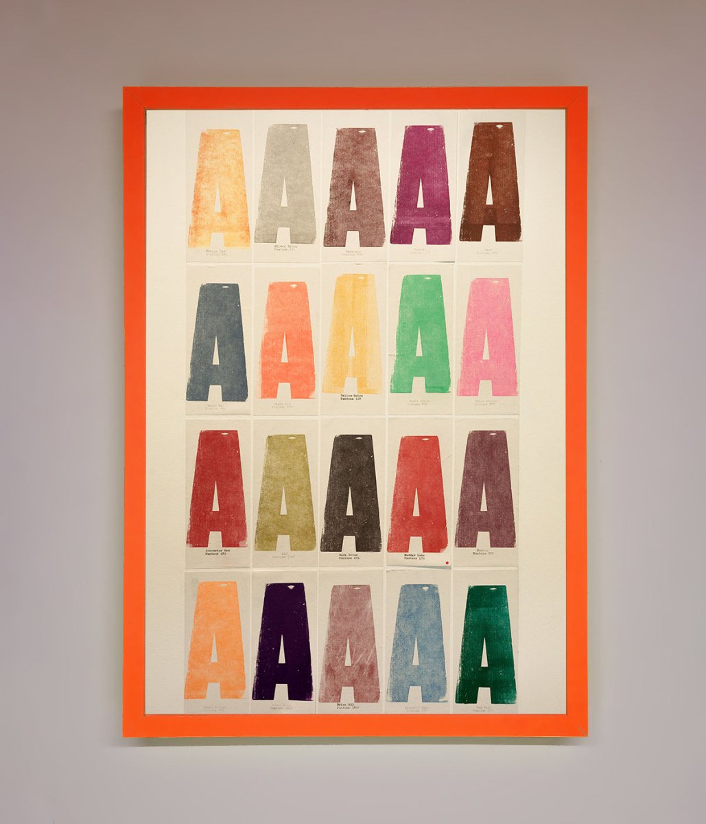 Pantone A Framed Poster-11