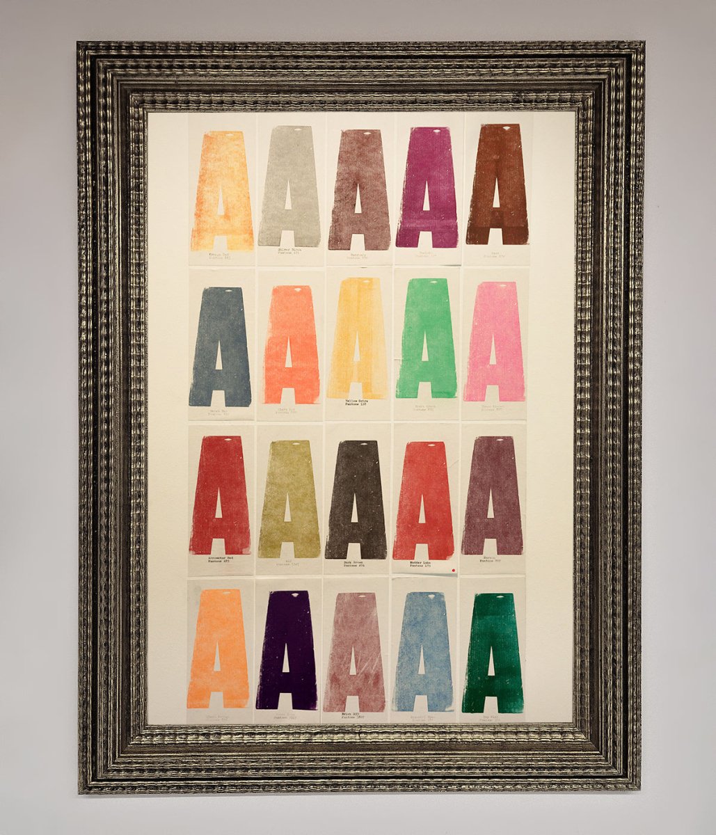 Pantone A Framed Poster-16