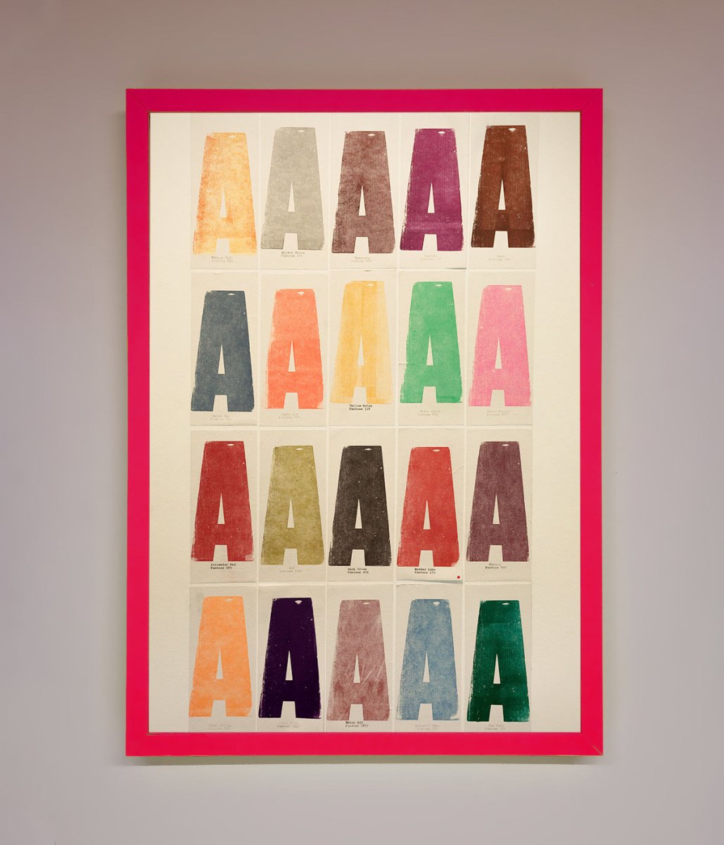 Pantone A Framed Poster-14