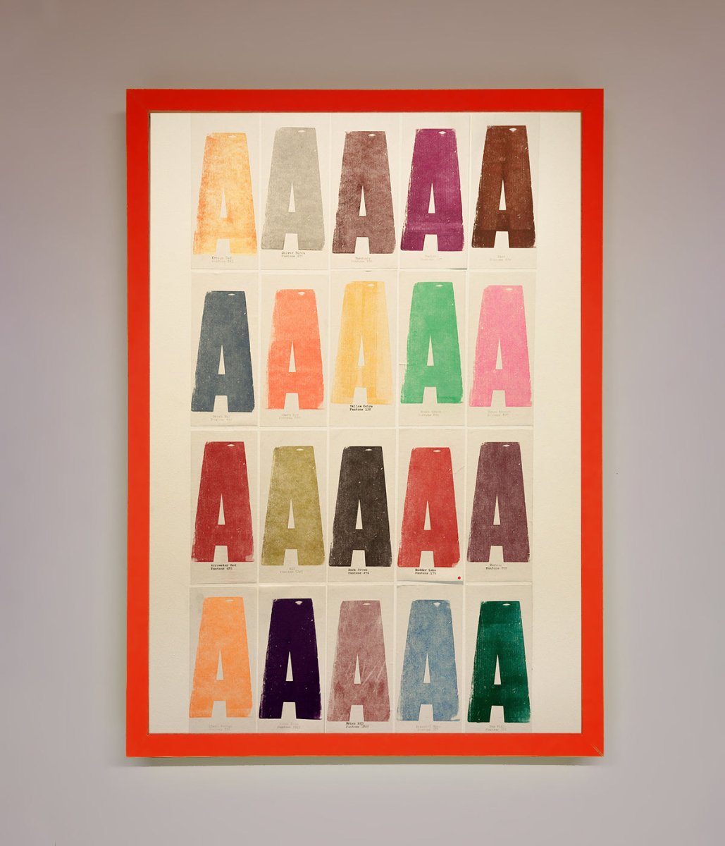 Pantone A Framed Poster-0