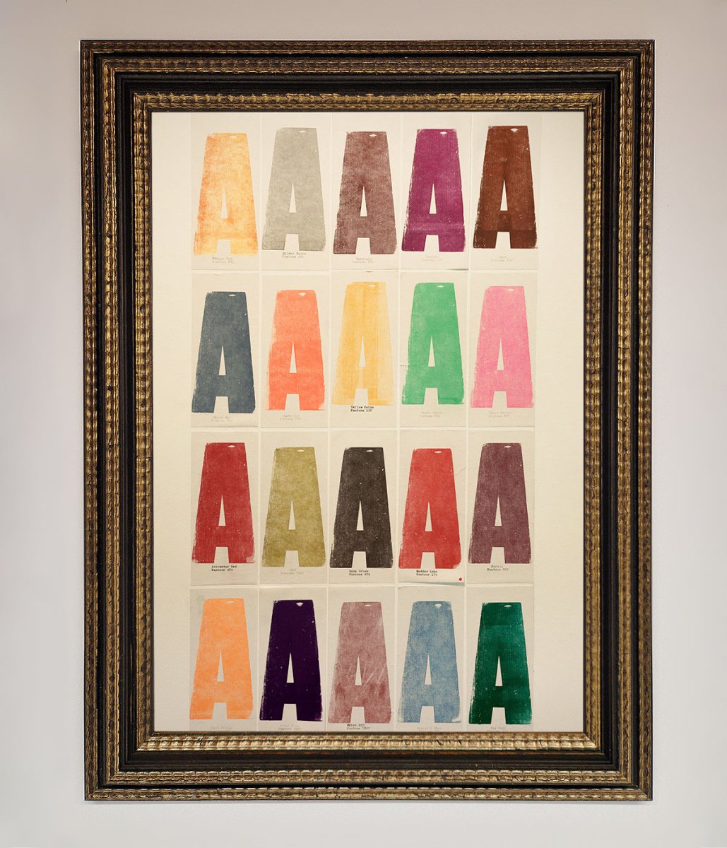 Pantone A Framed Poster-18