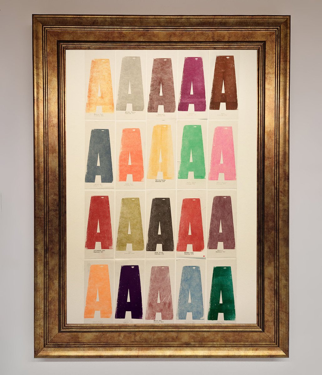 Pantone A Framed Poster-7