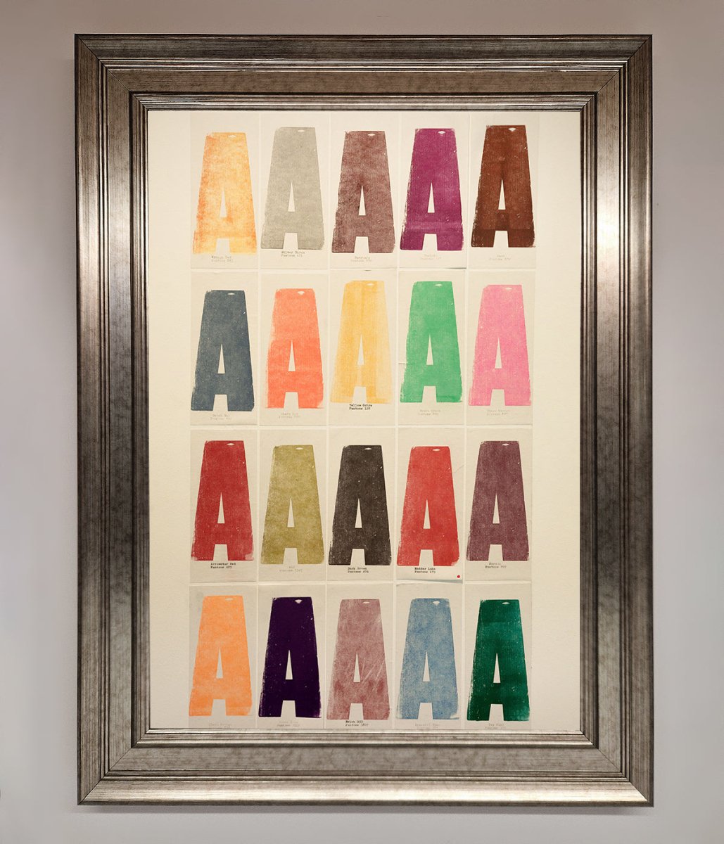 Pantone A Framed Poster-5