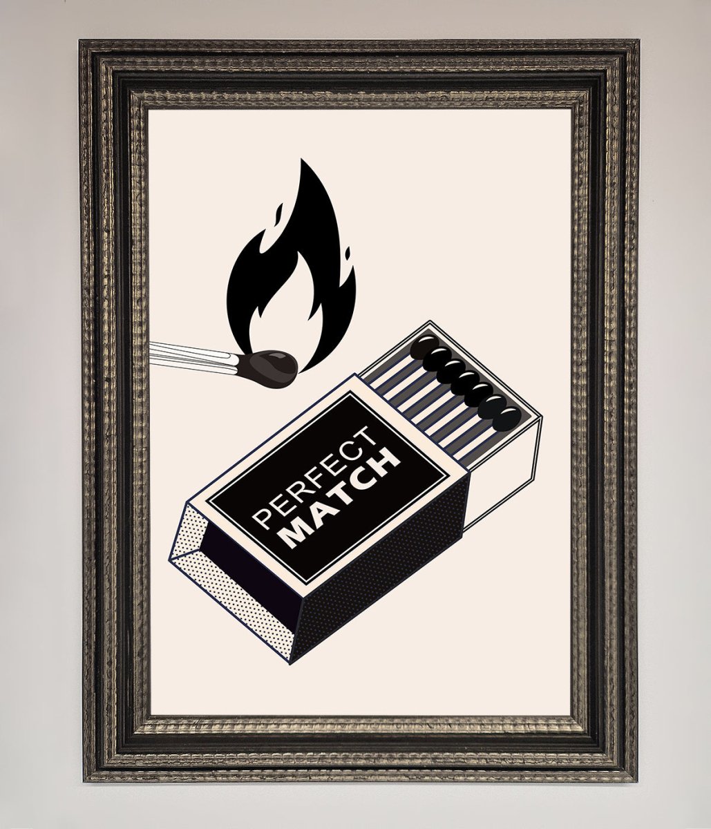 Perfect Match Framed Print-14