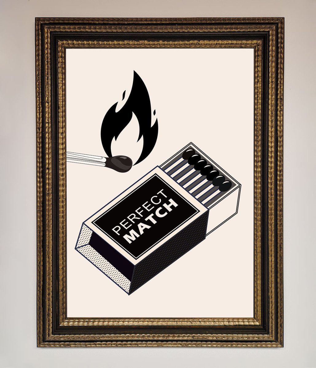 Perfect Match Framed Print-12