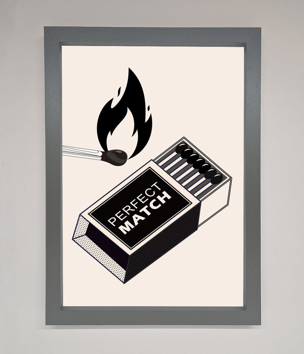 Perfect Match Framed Print-3