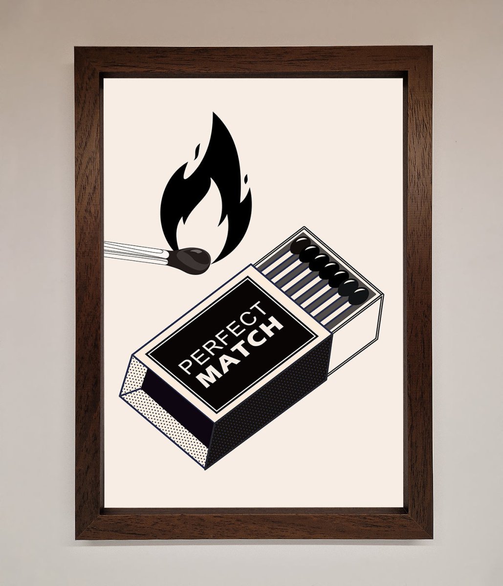 Perfect Match Framed Print-4