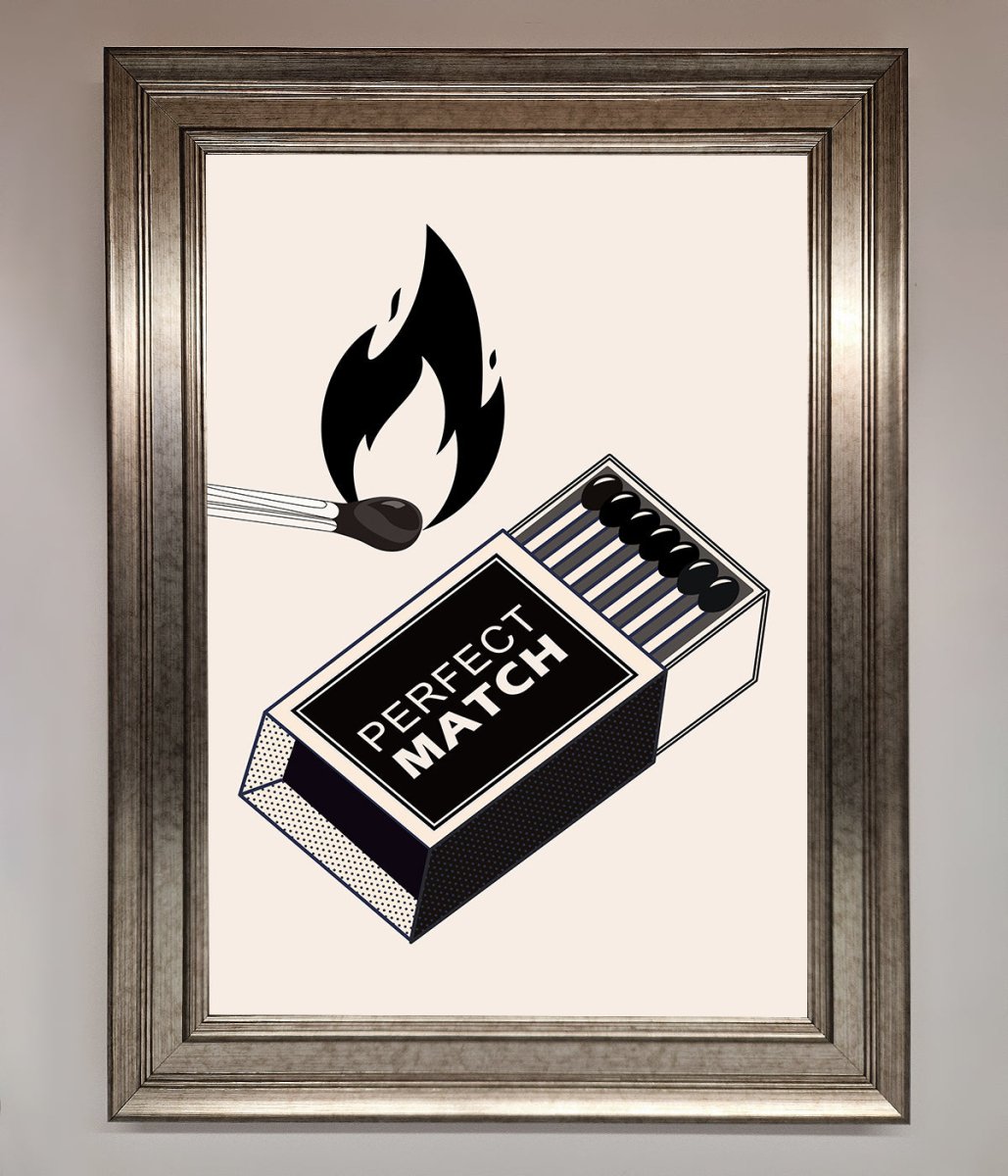 Perfect Match Framed Print-15
