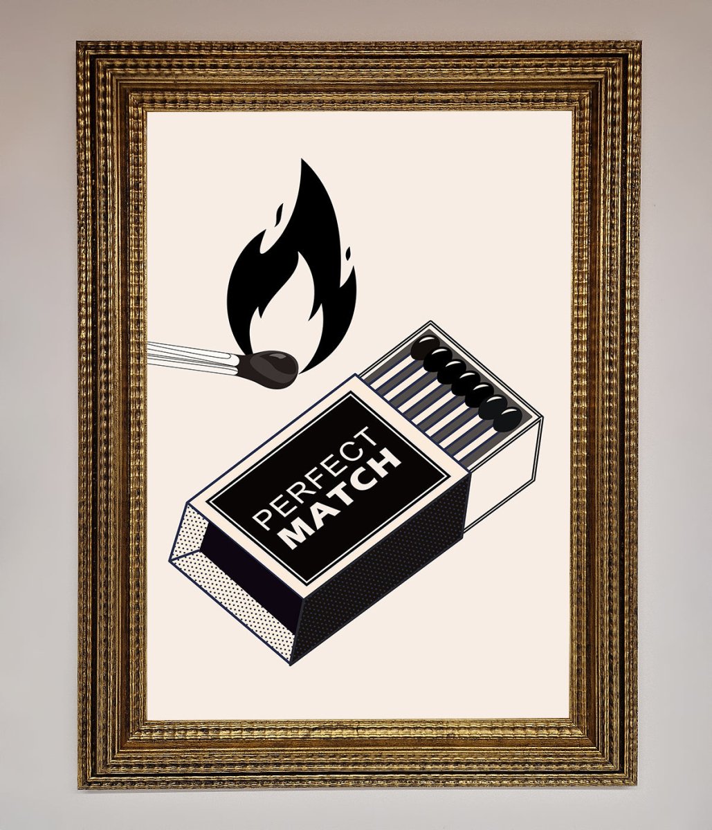 Perfect Match Framed Print-10