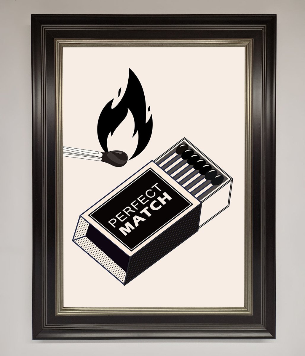 Perfect Match Framed Print-17