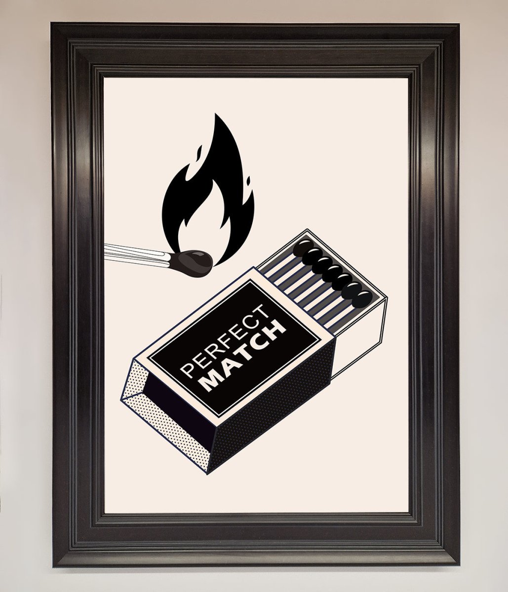 Perfect Match Framed Print-16