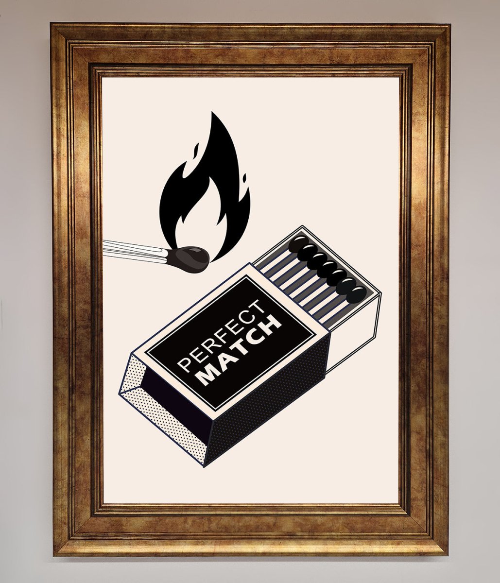 Perfect Match Framed Print-13