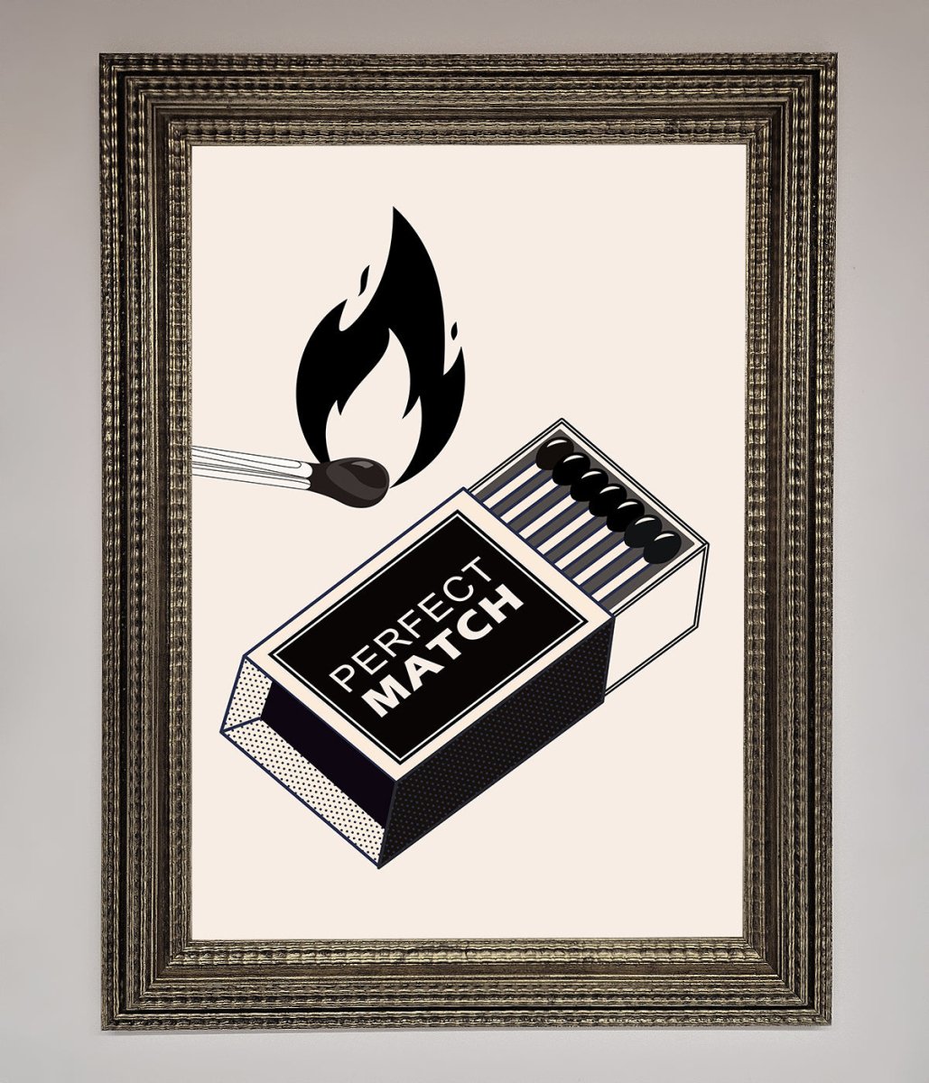 Perfect Match Framed Print-11