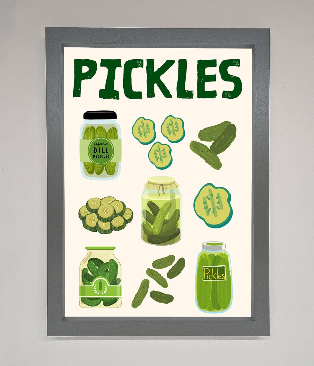 Pickle Lover Framed Wall Art-4