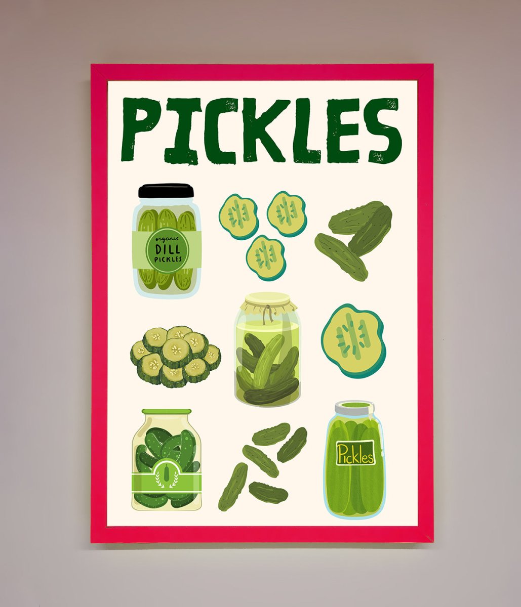 Pickle Lover Framed Wall Art-13