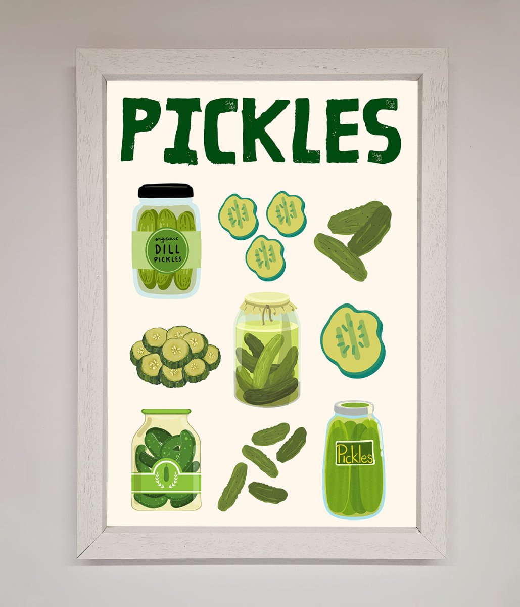 Pickle Lover Framed Wall Art-2
