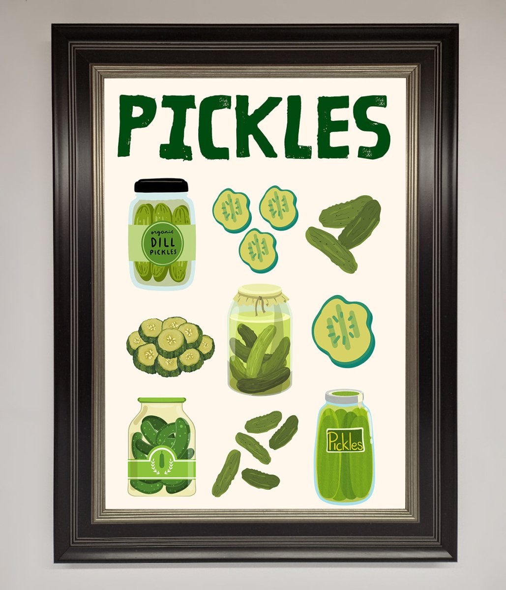 Pickle Lover Framed Wall Art-8