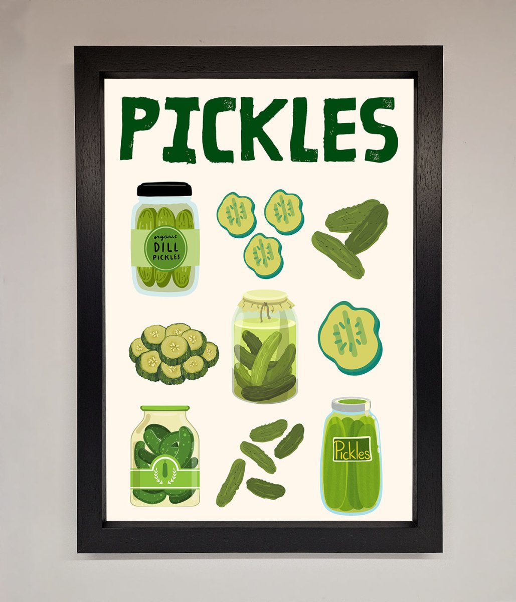 Pickle Lover Framed Wall Art-1