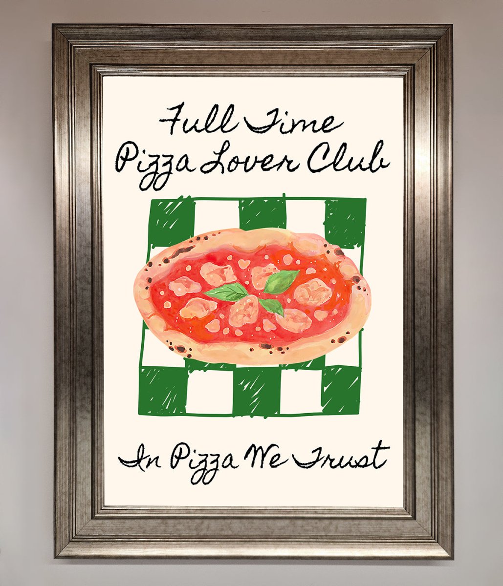 Pizza Lover Club Framed Wall Art-5