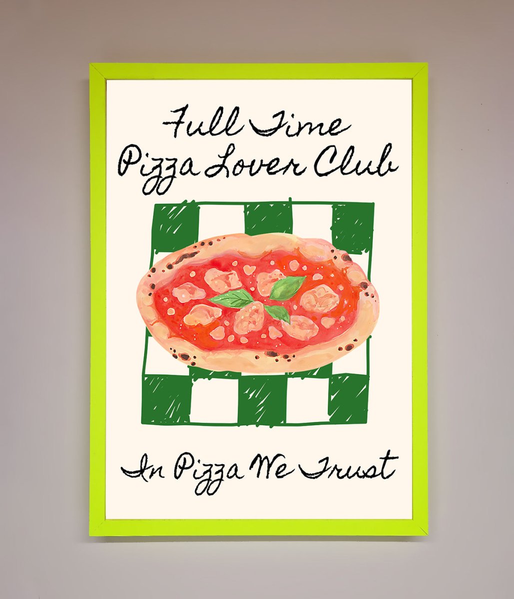 Pizza Lover Club Framed Wall Art-12