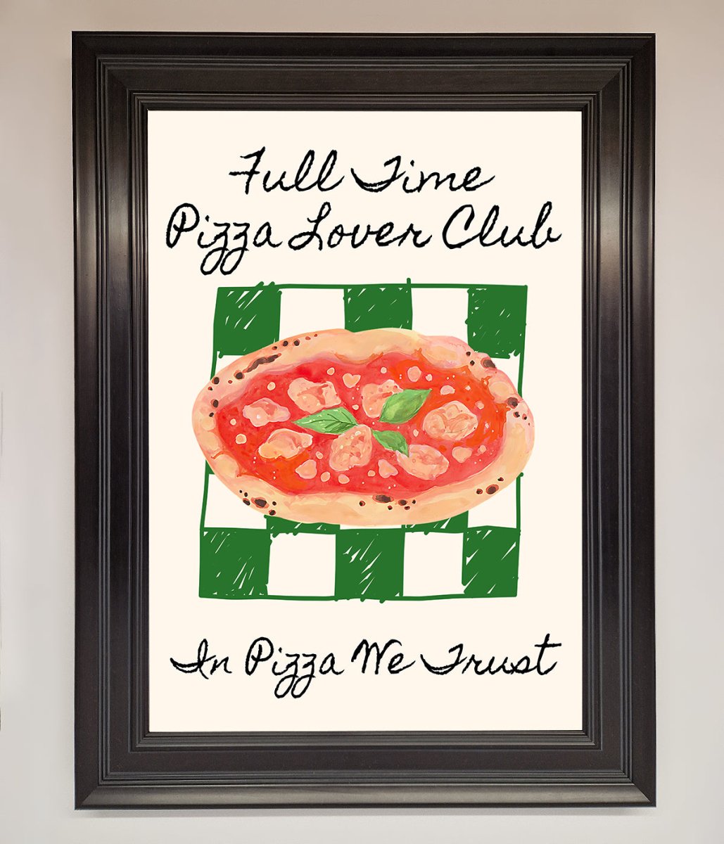 Pizza Lover Club Framed Wall Art-6