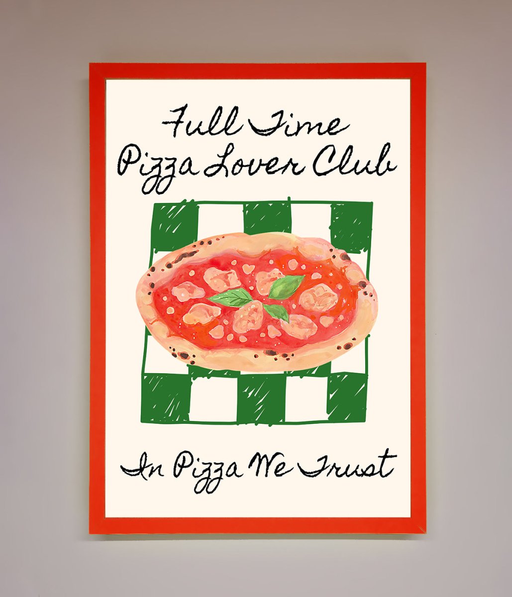 Pizza Lover Club Framed Wall Art-14