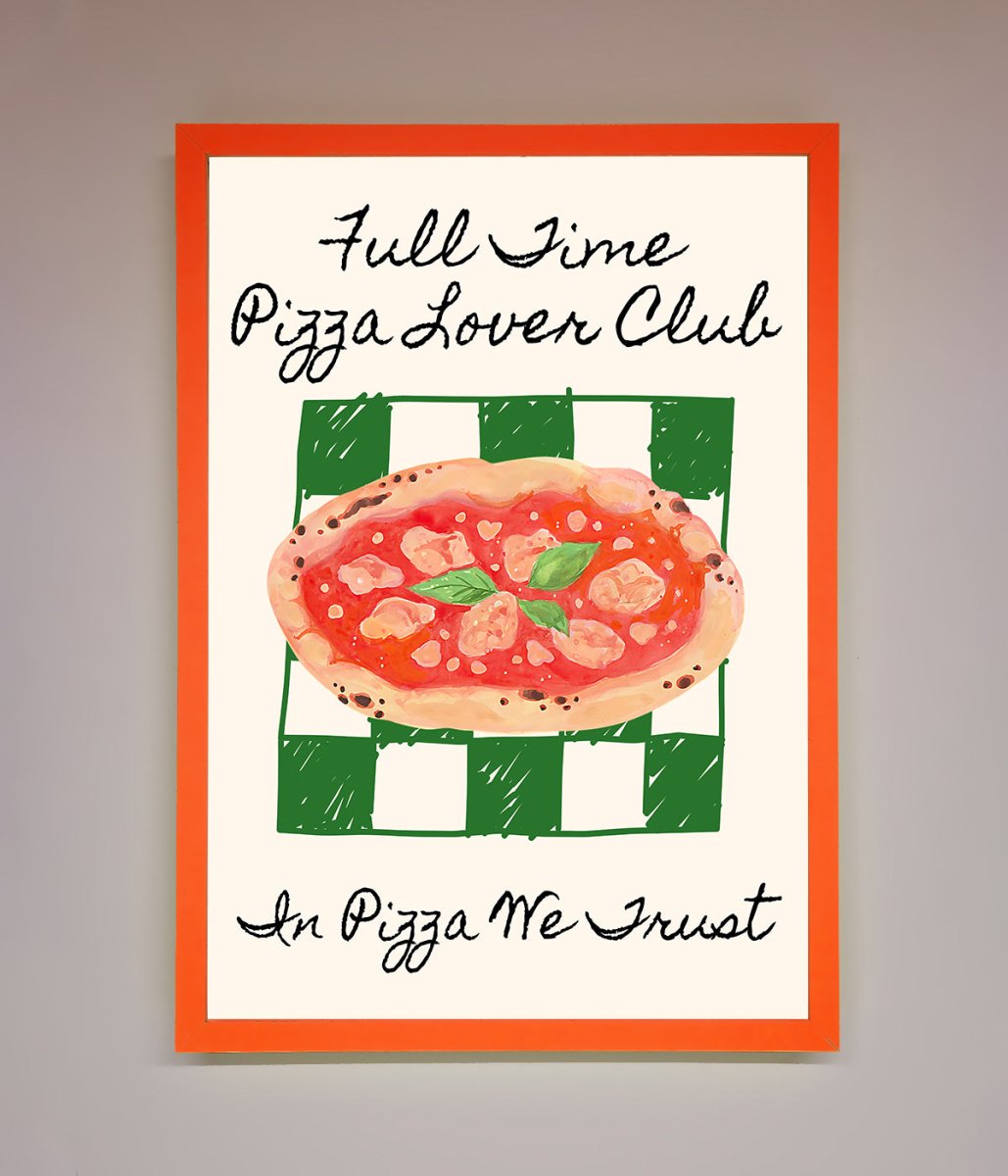 Pizza Lover Club Framed Wall Art-11