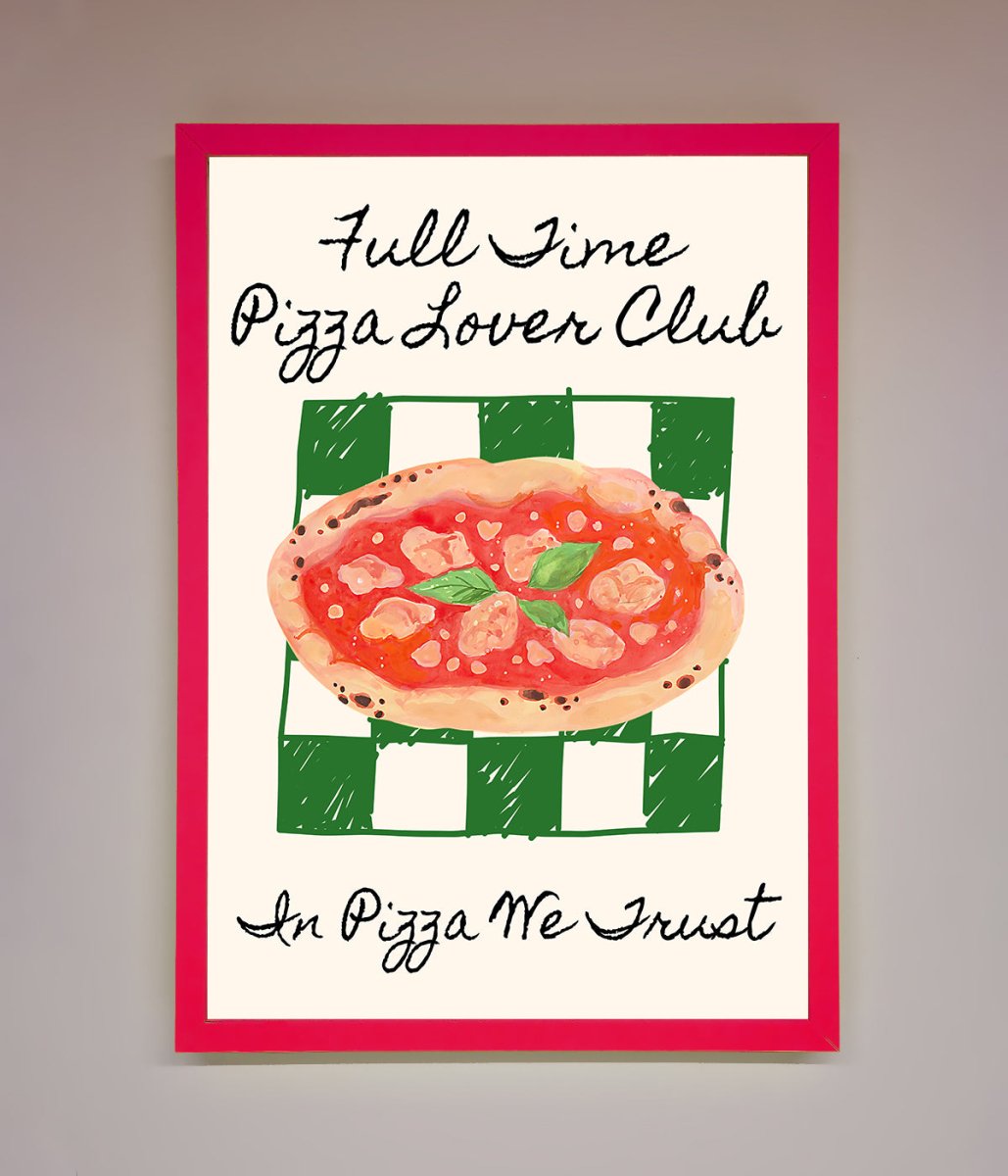 Pizza Lover Club Framed Wall Art-13