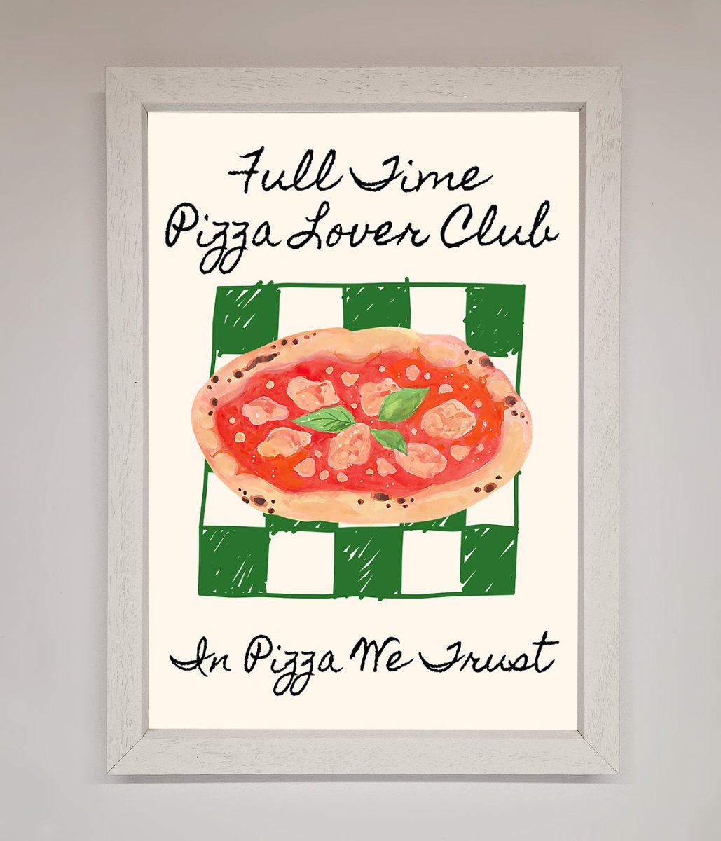 Pizza Lover Club Framed Wall Art-2
