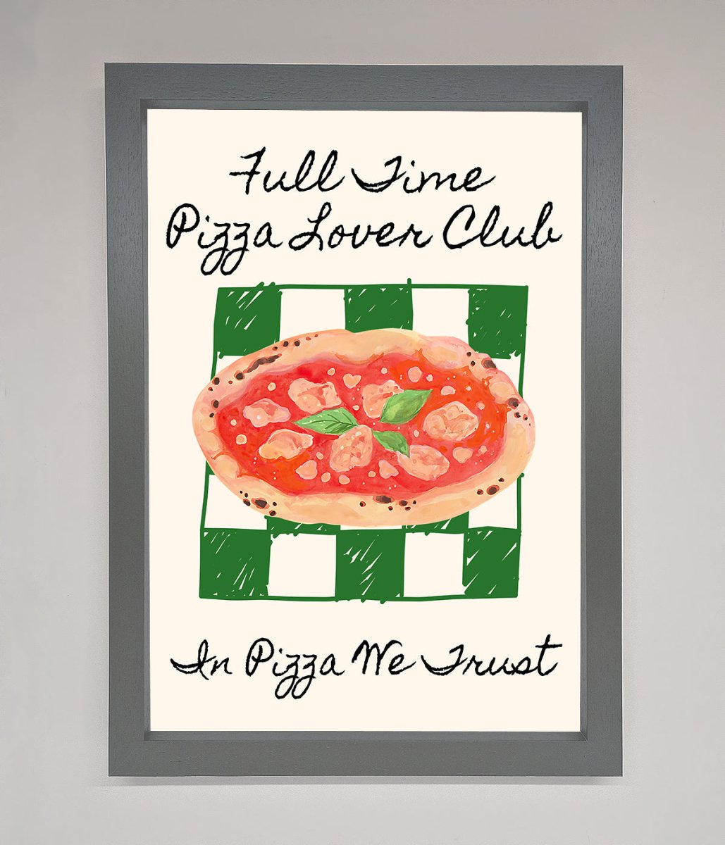 Pizza Lover Club Framed Wall Art-4