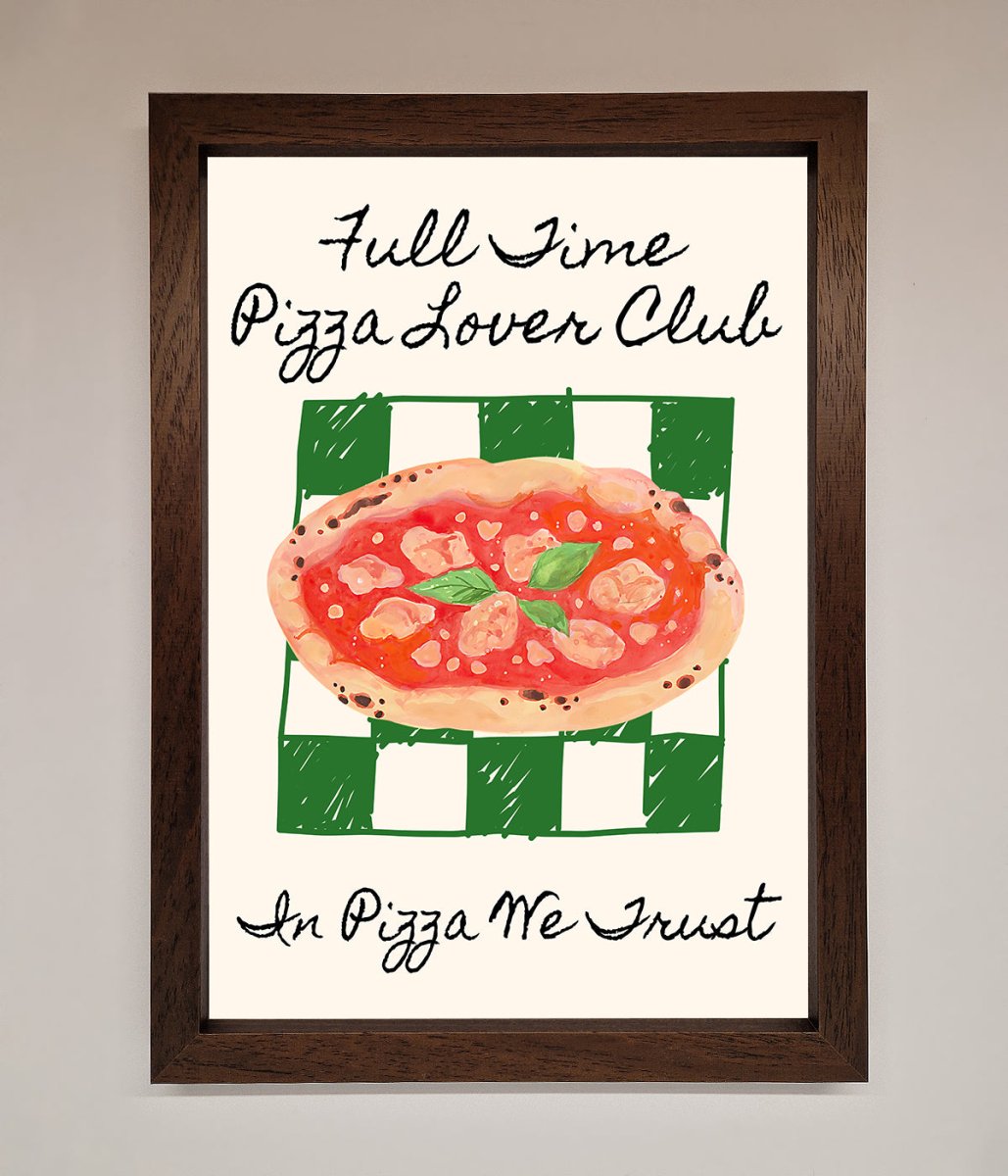 Pizza Lover Club Framed Wall Art-10