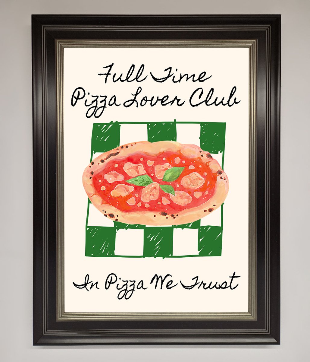 Pizza Lover Club Framed Wall Art-8