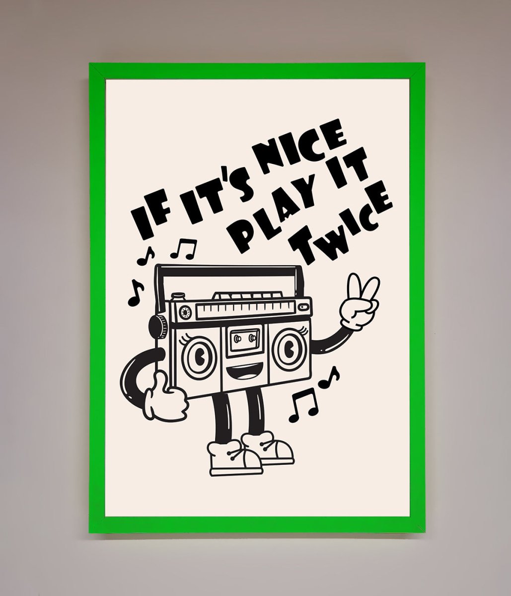 Play Twice Framed Wall Art-8
