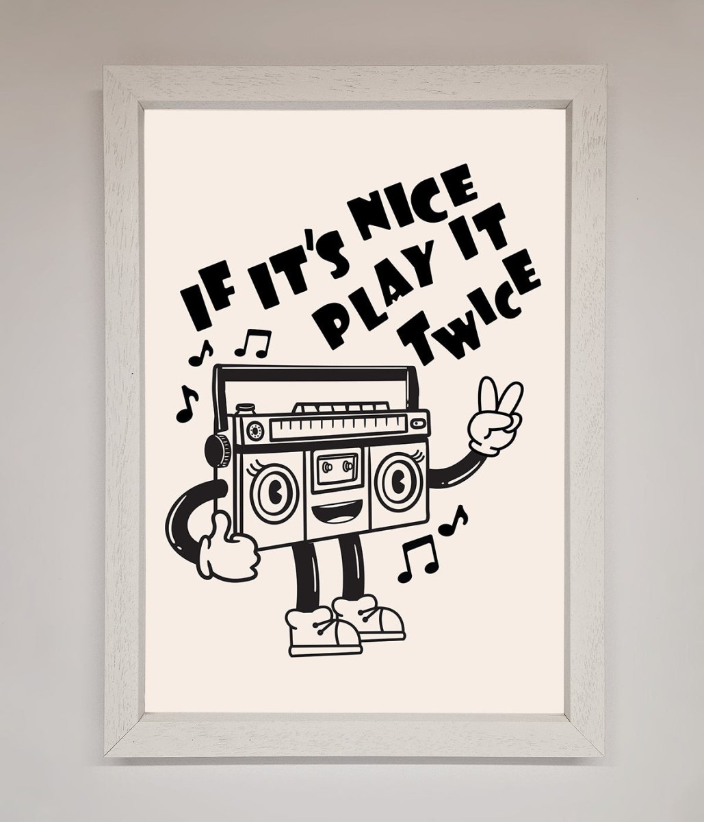 Play Twice Framed Wall Art-2