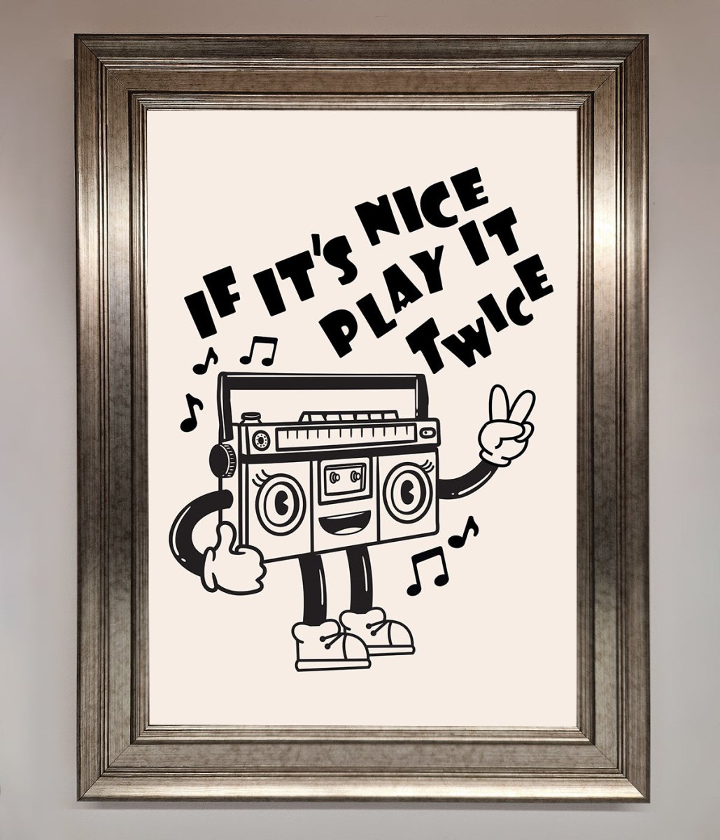 Play Twice Framed Wall Art-14