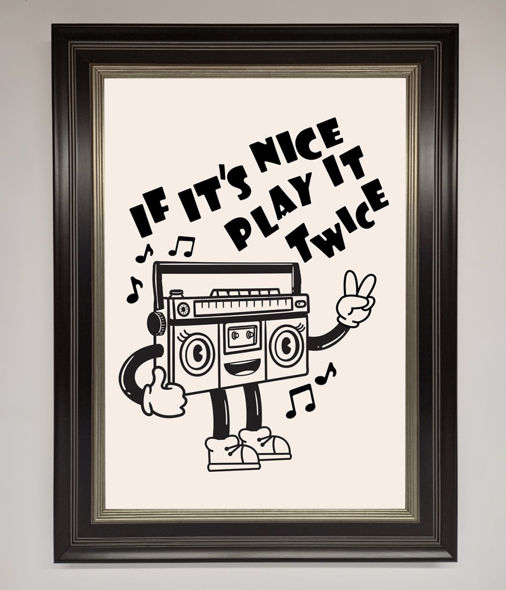 Play Twice Framed Wall Art-16