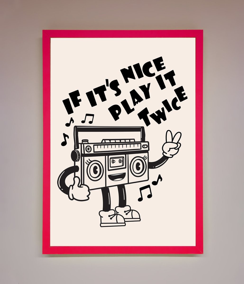 Play Twice Framed Wall Art-5