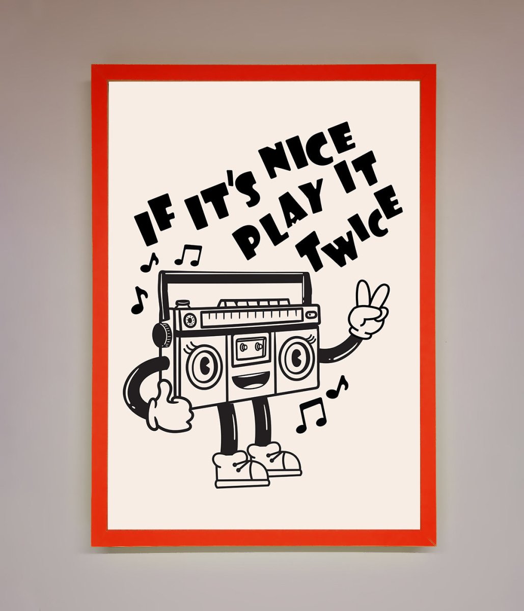 Play Twice Framed Wall Art-7