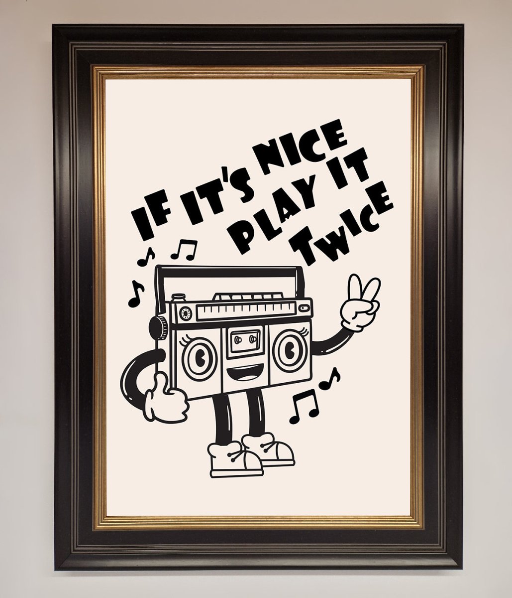 Play Twice Framed Wall Art-17